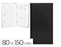 AGENDA ENCUADERNADA LIDERPAPEL CRETA 8X15 CM 2024 SEMANA VISTA COLOR NEGRO PAPEL 70 GR