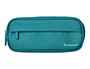 ESTUCHE PORTATODO LIDERPAPEL CLASSIC OVALADO 2 CREMALLERAS CON BOLSILLO DELANTERO 210X90MM AZUL TURQUESA