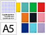 CUADERNO ESPIRAL LIDERPAPEL A5 SMART TAPA BLANDA 80H 75GR CUADRO 4MM CON MARGEN COLORES SURTIDOS