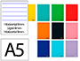 CUADERNO ESPIRAL LIDERPAPEL DIN A5 SMART TAPA BLANDA 80H 75GR HORIZONTAL 8MM CON MARGEN COLORES SURTIDOS