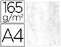 PAPEL COLOR LIDERPAPEL PERGAMINO CON BORDES A4 165GR GRIS PACK DE 25 HOJAS