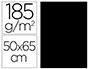 CARTULINA GUARRO NEGRA 50X65 CM 185 GR