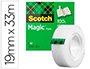 CINTA ADHESIVA SCOTCH-MAGIC INVISIBLE 33 MT X 19 MM