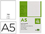 BLOC NOTAS LIDERPAPEL LISO A5 80 HOJAS 60G/M2 PERFORADO