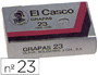 GRAPAS EL CASCO N23 CAJA DE 1000 UNIDADES