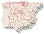 PLANTILLA LIDERPAPEL MAPA ESPAA PLASTICO 15X12,5 CM BOLSA DE 3 UNIDADES