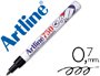 ROTULADOR ARTLINE MARCADOR PERMANENTE LAVABLE PARA TEXTIL EK-750 NEGRO PUNTA REDONDA 0,7 MM