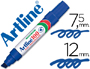 ROTULADOR ARTLINE MARCADOR PERMANENTE 100 AZUL PUNTA BISELADA