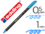 ROTULADOR EDDING PUNTA FIBRA 1200 AZUL CLARO N.10 PUNTA REDONDA 0.5 MM