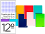 CUADERNO ESPIRAL LIDERPAPEL BOLSILLO DOCEAVO SMART TAPA BLANDA 80H 60GR CUADRO 4MM COLORES SURTIDOS