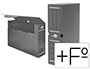 CAJA ARCHIVO DEFINITIVO PLASTICO LIDERPAPEL GRIS 387X275X105 MM