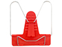 ATRIL LIDERPAPEL BASE PLASTICO ANGULO AJUSTABLE SOPORTE PARTE POSTERIOR 190X215 MM COLOR ROJO