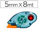 PEGAMENTO Q-CONNECT ROLLER COMPACT PERMANENTE 6,5 MM DE ANCHO X 8,5 MT - UNIDAD