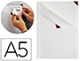 FUNDA DE PRESENTACION TARIFOLD KANG EASY CLIC ADHESIVA REMOVIBLE DIN A5 ESQUINA MAGNETICA PACK 5 UDS