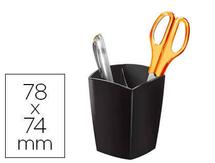 CUBILETE PORTALAPICES CEP MAGNETICO NEGRO 78X74X95 MM