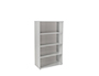 ARMARIO ROCADA CON CUATRO ESTANTES SERIE STORE 156X90X45 CM ACABADO AN02 GRIS/GRIS