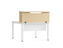 MOSTRADOR DE ALTILLO ROCADA VALIDO PARA MESAS WORK METAL EXECUTIVE 100X30X40 CM ACABADO AA01 HAYA/HAYA