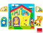 PUZLE GOULA MADERA CASA FAMILIA OSOS 4 PIEZAS