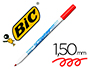 ROTULADOR BIC VELLEDA FINO PARA PIZARRA ROJO PUNTA REDONDA 1 MM