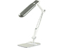 LAMPARA DE OFICINA Q-CONNECT SOBREMESA PROFESIONAL ABS 32 LEDS 9 W INTERRUPTOR SENSOR 3 NIVELES COLOR CROMADO