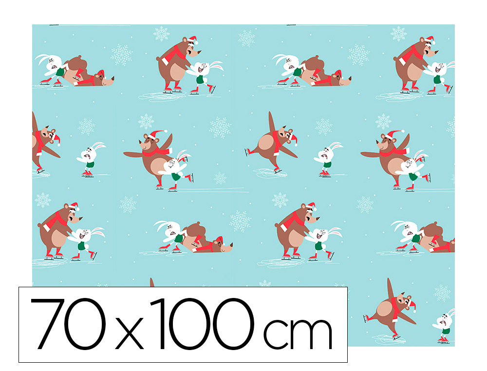 PAPEL DE REGALO ANCOR NAVIDAD ANCHO 70 CM LONGITUD 1 M MODELO 38 GRAMAJE 80 GR