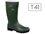 BOTA DELTAPLUS DE SEGURIDAD JOUCA PVC VERDE SUELA DE TACOS TALLA 41
