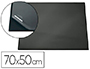 VADE SOBREMESA DURABLE NEGRO CON TAPA TRANSPARENTE 70X50 CM