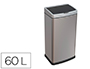 PAPELERA METALICA Q-CONNECT CON SENSOR AUTOMATICO CAPACIDAD 60 LITROS 630X270X400 MM