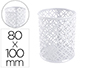 CUBILETE PORTALAPICES Q-CONNECT METAL REDONDO DIAMETRO 80 ALTURA 100 MM BLANCO