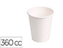 VASO DE CARTON BIODEGRADABLE BLANCO 360 CC PAQUETE DE 40 UNIDADES