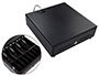 CAJON PORTAMONEDAS 8 MONEDEROS 4 BILLETEROS APERTURA ELECTRICA NEGRO 330X335X105 MM