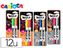 BARRA DE MAQUILLAJE CARIOCA MASK UP NEON / METALLIC EXPOSITOR 12 BLISTER DE 2 BARRAS COLORES SURTIDOS