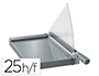 CIZALLA DE PALANCA LEITZ PRECISION OFFICE PRO A4+ BASE CRISTAL LONGITUD CORTE 381 MM CAPACIDAD DE CORTE 25 HOJAS