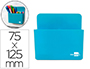 CUBILETE PORTALAPICES LIDERPAPEL PLASTICO MAGNETICO AZUL 125X75X40 MM