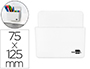 CUBILETE PORTALAPICES LIDERPAPEL PLASTICO MAGNETICO BLANCO 125X75X40 MM