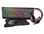 KIT GAMING TRUST ZIVA 4 EN 1 TECLADO + RATON + ALFOMBRILLA + AURICULARES