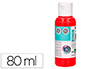 PINTURA ACRILICA LIDERPAPEL BOTE DE 80 ML ROJO