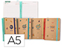 AGENDA ESCOLAR LIDERPAPEL CURSO 23-24 CLASSIC DIN A5 EN CATALAN DIA PAGINA ESPIRAL CIERRE CON GOMA
