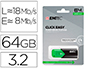 MEMORIA EMTEC USB 3.2 CLICK EASY 64 GB VERDE