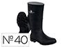 BOTAS DELTAPLUS DE SEGURIDAD STONE PVC NEGRO SUELA DE TACOS TALLA 40