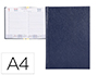 AGENDA ENCUADERNADA LIDERPAPEL CORFU A4 2024 DIA PAGINA COLOR BLUE PAPEL 60 GR