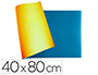 VADE DE SOBREMESA EXACOMPTA BEE BLUE POLIPIEL PU COLOR AZAFRAN/TURQUESA 40X80 CM