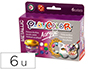 PINTURA ACRILICA PLAYCOLOR ACRYLIC METALLIC 40 ML CAJA DE 6 UNIDADES COLORES SURTIDOS