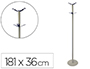 PERCHERO DE PIE SIE METALICO 6 COLGADORES ASPAS 1810X360 MM
