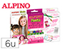 BARRA DE MAQUILLAJE ALPINO PRINCESA CAJA DE 6 UNIDADES COLORES SURTIDOS