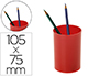 CUBILETE PORTALAPICES ARCHIVO 2000 ECOGREEN 100% RECICLADO ROJO