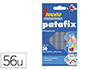 SUJETACOSA IMEDIO PATAFIX ALMOHADILLA ADHESIVA TRANSPARENTE REMOVIBLE BLISTER DE 56 UNIDADES