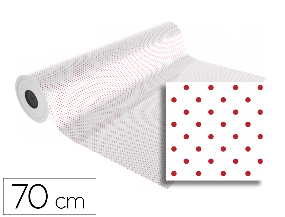 PAPEL DE REGALO BASIKA POLIPROPILENO TRANSPARENTE DECO TD1102-B BOBINA 70 CM
