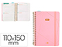 AGENDA ESCOLAR LIDERPAPEL CURSO 23-24 COLLEGE CLASSIC LINES MINI BILINGUE DOS DIAS PAGINA CARTON FORRADO ESPIRAL
