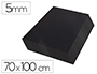 CARTON PLUMA LIDERPAPEL NEGRO DOBLE CARA 70X100CM ESPESOR 5 MM